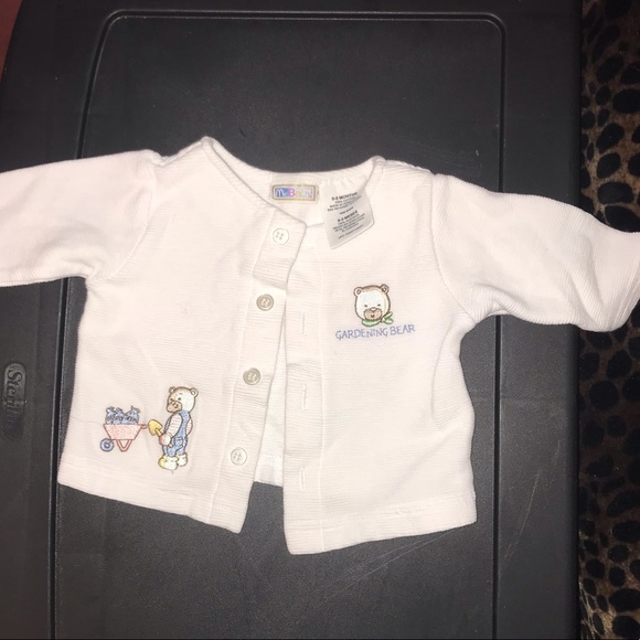 McBaby gardening bear white jacket - Picture 1 of 6